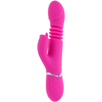 Evolved - Pink Dragon - Stotende & draaiende duo vibrator | Evolved