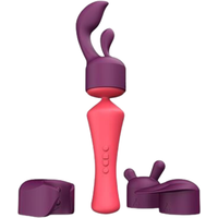 Pleasurelab - Moonshake Massager - Wandvibrator + alle opzetstukken | PleasureLab