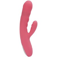 SVAKOM - Avery Thrusting Rabbit Vibrator - Aardbei Roze