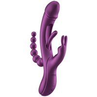 HoneyPlayBox - Trilux Kinky Vinger Rabbit Vibrator - Paars